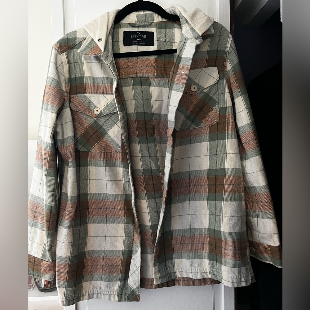 Empyre Plaid Button-Up Shirt